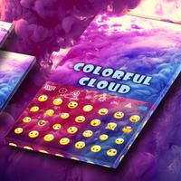 Colorful Cloud Keyboard Theme Screenshot 2