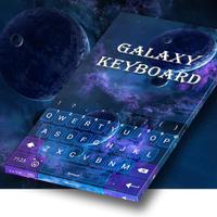 Star Galaxy Keyboard Affiche