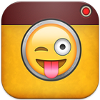 Insta Emoji Stickers Camera icône