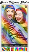 Regenbogenfarben-Fotoeffekt Plakat