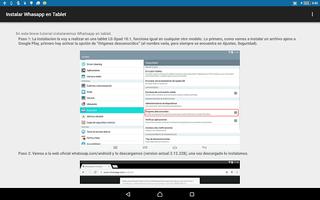 Guide for whatsapp tablets capture d'écran 2