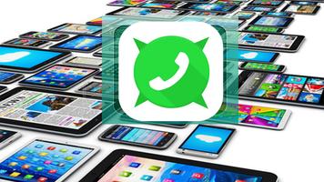 Guide for WhatsApp with tablet Affiche