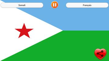 Djibouti Hymne National Cartaz