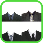 Men Suits Photo Edit 圖標