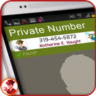 Private Number Identifier: Pro icono