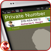 Private Number Identifier: Pro ícone