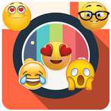 Insta Snap Emoji Photo Sticker icône