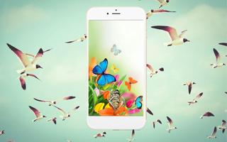 برنامه‌نما Butterfly Live Wallpaper عکس از صفحه