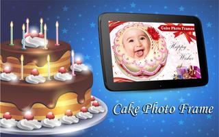 2 Schermata Birthday Cake Photo Frame