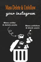 Mass Delete for Instagram पोस्टर