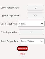 برنامه‌نما Instrumentation Calculator عکس از صفحه