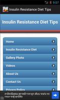 Insulin Resistance Diet Tips الملصق