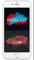 Smoke Effect Art Name poster