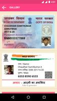 برنامه‌نما Fake aadhar Card ID  Generator عکس از صفحه