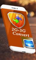 2G to 3G to 4G Converter Prank Affiche