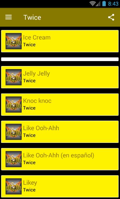 Twice Likey Music And Lyrics Complete Collection For Android Apk Download