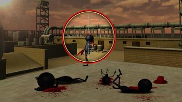 De sniper Stickman Shooter capture d'écran 1