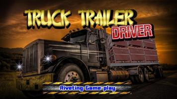 Truck Trailer Driver الملصق