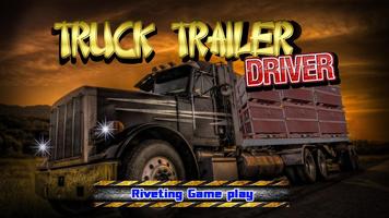 Truck Trailer Driver Plakat