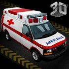 Ambulance Emergency Driver 3D Zeichen