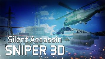 الصمت 3D قاتل قناص الملصق