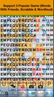 Español WWF Scrabble Wordfeud Cheat poster