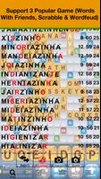 Português Scrabble WWF Wordfeud Cheat पोस्टर
