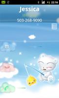 Rocket Caller ID Cloud Theme screenshot 1