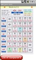 NanakShahi Calendar-Jantri2015 اسکرین شاٹ 1