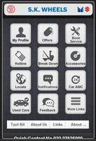 SK Wheels Mobile Care App پوسٹر