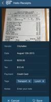 Hello Receipts - Scan Expenses Screenshot 2