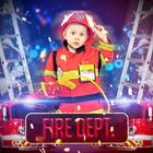 Firefighter Kids Photo Frames icône