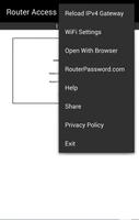 Router Access Default Gateway screenshot 1