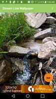 Mountain Stream Wallpaper Affiche