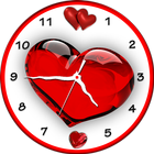 Love Clock Live Wallpaper icône