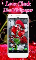 Love Clock Live Wallpaper Cartaz