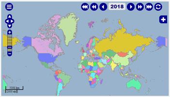 World History Maps Affiche