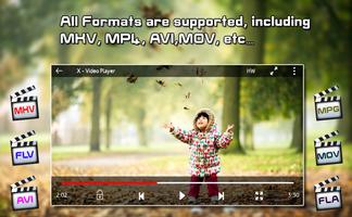 X - Video Player ภาพหน้าจอ 2