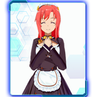 Anime Schoolgirl Interactive Live Wallpaper ikon