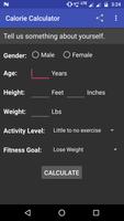 Calorie Calculator (BMR + RMR) Ekran Görüntüsü 1