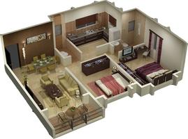 3D home floor plans اسکرین شاٹ 2