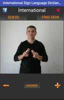 International Sign Language Di Affiche
