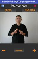 International Sign Language Di الملصق
