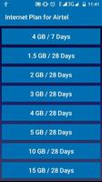 Internet Plan for Airtel captura de pantalla 1