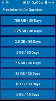 Free Internet for Ooredoo Poster