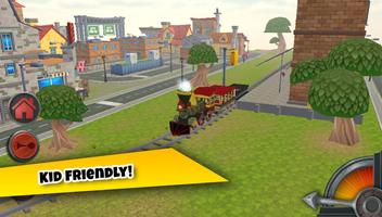 3D Train Game For Kids - Free Vehicle Driving Game ภาพหน้าจอ 2