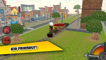 3D Train Game For Kids - Free Vehicle Driving Game تصوير الشاشة 2