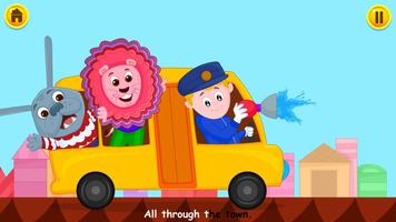 Wheels On The Bus Nursery Rhyme & Song For Toddler تصوير الشاشة 3