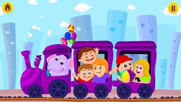 Wheels On The Bus Nursery Rhyme & Song For Toddler الملصق