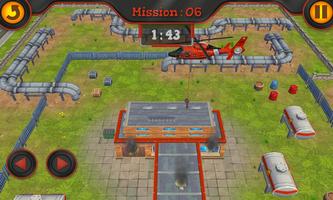 3D Helicopter Rescue Mission Game For Kids - Free screenshot 1